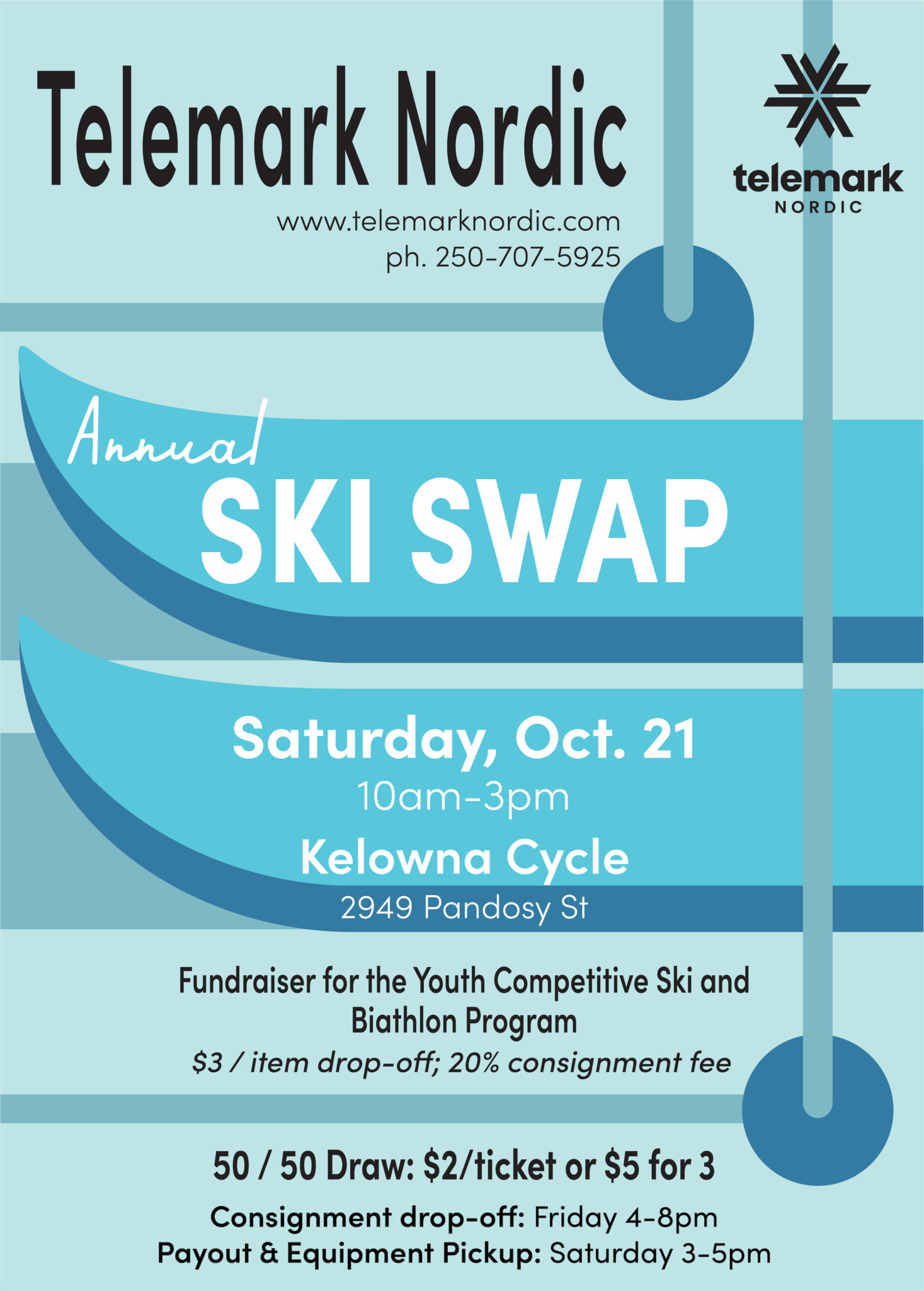 Telemark Ski Swap Saturday Oct 21