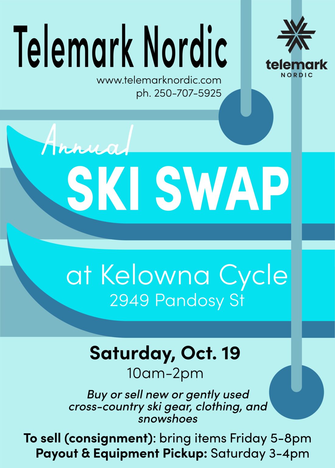 Telemark Ski Swap Saturday Oct 19th